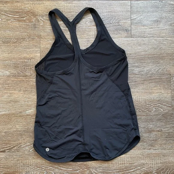 Size 2 Lululemon Black Tank - Picture 3 of 3